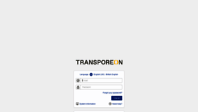 What Login.transporeon.com website looked like in 2020 (3 years ago)
