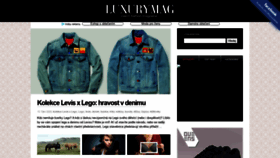 What Luxurymag.cz website looked like in 2020 (3 years ago)