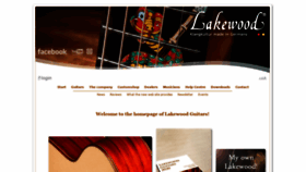 What Lakewood-guitars.co.uk website looked like in 2020 (3 years ago)