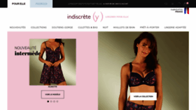 What Lingerie-indiscrete.fr website looked like in 2020 (3 years ago)