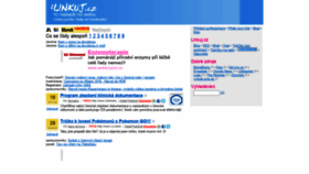 What Linkuj.cz website looked like in 2020 (3 years ago)
