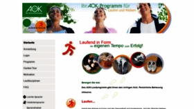 What Laufend-in-form.de website looked like in 2020 (3 years ago)