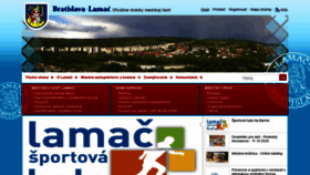 What Lamac.sk website looked like in 2020 (3 years ago)