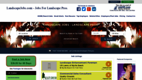 What Landscapejobs.com website looked like in 2020 (3 years ago)