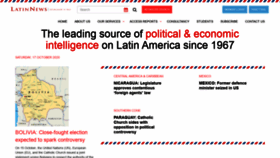 What Latinnews.com website looked like in 2020 (3 years ago)