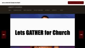 What Libertychurch.org website looked like in 2020 (3 years ago)