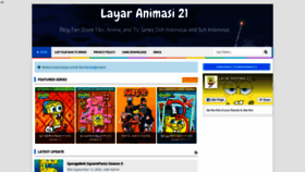 What Layaranimasi21.web.id website looked like in 2020 (3 years ago)