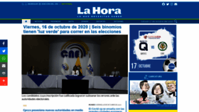 What Lahora.com.ec website looked like in 2020 (3 years ago)