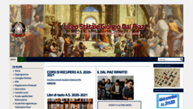 What Liceodalpiaz.it website looked like in 2020 (3 years ago)