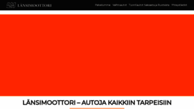 What Lansimoottori.com website looked like in 2020 (3 years ago)