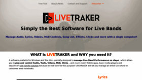 What Livetraker.com website looked like in 2020 (3 years ago)
