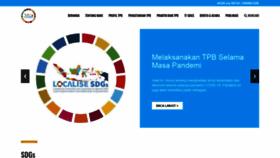 What Localisesdgs-indonesia.org website looked like in 2020 (3 years ago)
