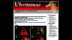 What Lirritateur.com website looked like in 2020 (3 years ago)