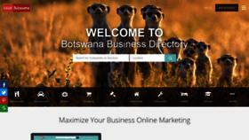 What Localbotswana.com website looked like in 2020 (3 years ago)