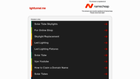 What Lighttunnel.me website looked like in 2020 (3 years ago)