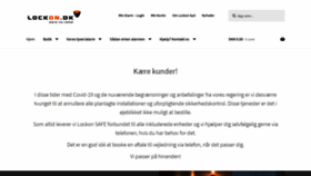 What Lockon.dk website looked like in 2020 (3 years ago)