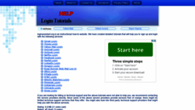 What Loginassistant.org website looked like in 2020 (3 years ago)