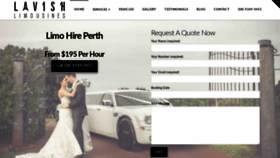 What Lavishlimousines.net.au website looked like in 2020 (3 years ago)