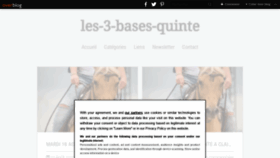 What Les-3-bases-quinte.com website looked like in 2020 (3 years ago)