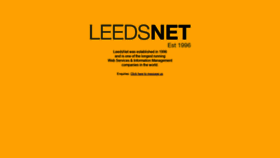 What Leedsnet.com website looked like in 2020 (3 years ago)