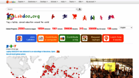 What Labdoo.org website looked like in 2020 (5 years ago)