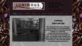 What Luminoussalonandspa.com website looked like in 2020 (3 years ago)