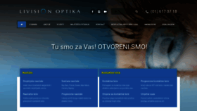 What Livision-optika.com website looked like in 2020 (3 years ago)