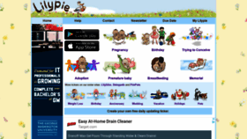 What Lilypie.com website looked like in 2020 (3 years ago)