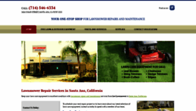 What Leelawnmower.com website looked like in 2020 (4 years ago)
