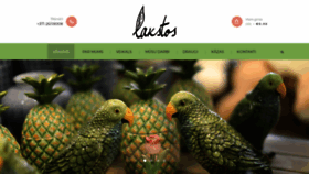 What Lakstos.lv website looked like in 2020 (3 years ago)