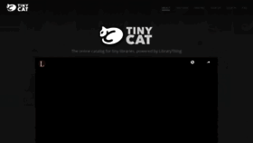 What Librarycat.org website looked like in 2020 (3 years ago)