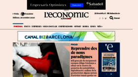 What Leconomic.cat website looked like in 2020 (3 years ago)
