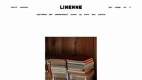 What Linenne.kr website looked like in 2020 (3 years ago)