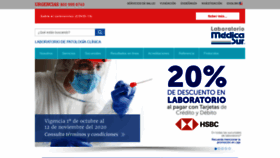 What Labmedicasur.com.mx website looked like in 2020 (3 years ago)