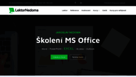 What Lektornedoma.cz website looked like in 2020 (3 years ago)