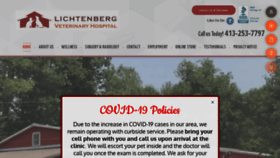What Lichtenbergvethosp.com website looked like in 2020 (3 years ago)