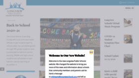 What Longviewschools.com website looked like in 2020 (3 years ago)