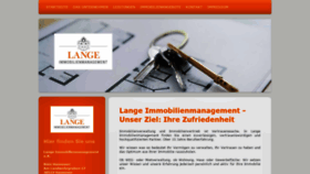 What Lange-immobilienmanagement.de website looked like in 2020 (3 years ago)