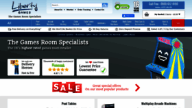 What Libertygames.co.uk website looked like in 2020 (4 years ago)