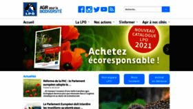 What Lpo.fr website looked like in 2020 (3 years ago)