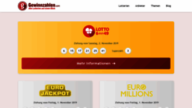 What Lottozahlen-check.de website looked like in 2020 (3 years ago)
