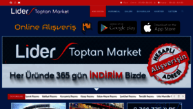 What Lidertoptanmarket.com website looked like in 2020 (3 years ago)