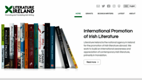 What Literatureireland.com website looked like in 2020 (3 years ago)