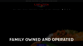 What Lamargarita.us website looked like in 2020 (3 years ago)
