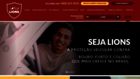 What Lionsprotecaoveicular.com.br website looked like in 2020 (3 years ago)