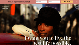 What Lorrainepascale.com website looked like in 2020 (3 years ago)