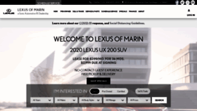 What Lexusmarin.com website looked like in 2020 (3 years ago)