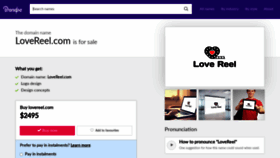What Lovereel.com website looked like in 2020 (3 years ago)