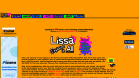 What Lissaexplains.com website looked like in 2020 (3 years ago)