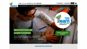 What Learnquebec.ca website looked like in 2020 (3 years ago)
